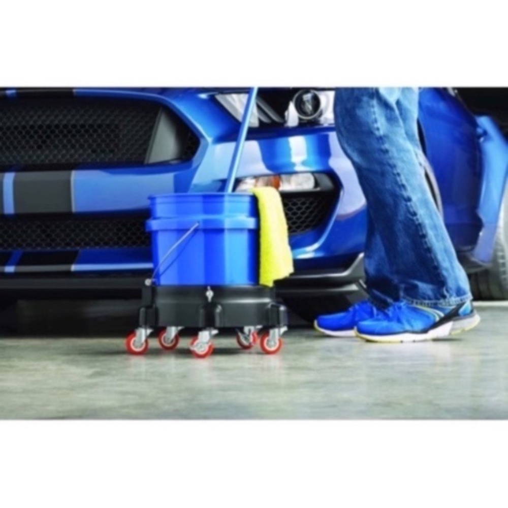 Heavy Duty Rolling Bucket Dolly Holder